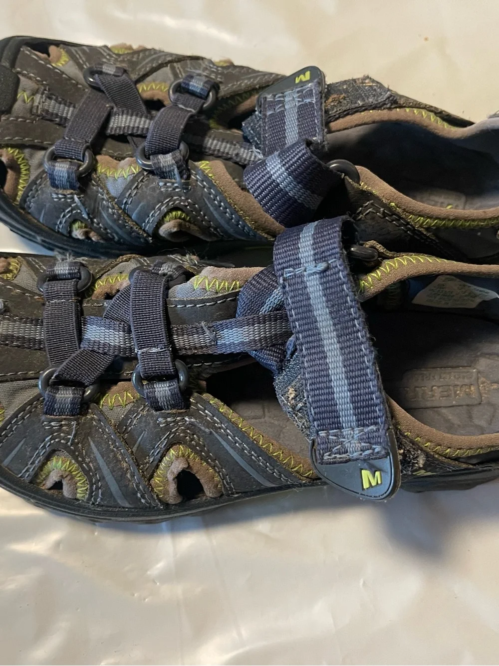 Merrell Hydro Hiker Sandal Blue Youth Size 12W